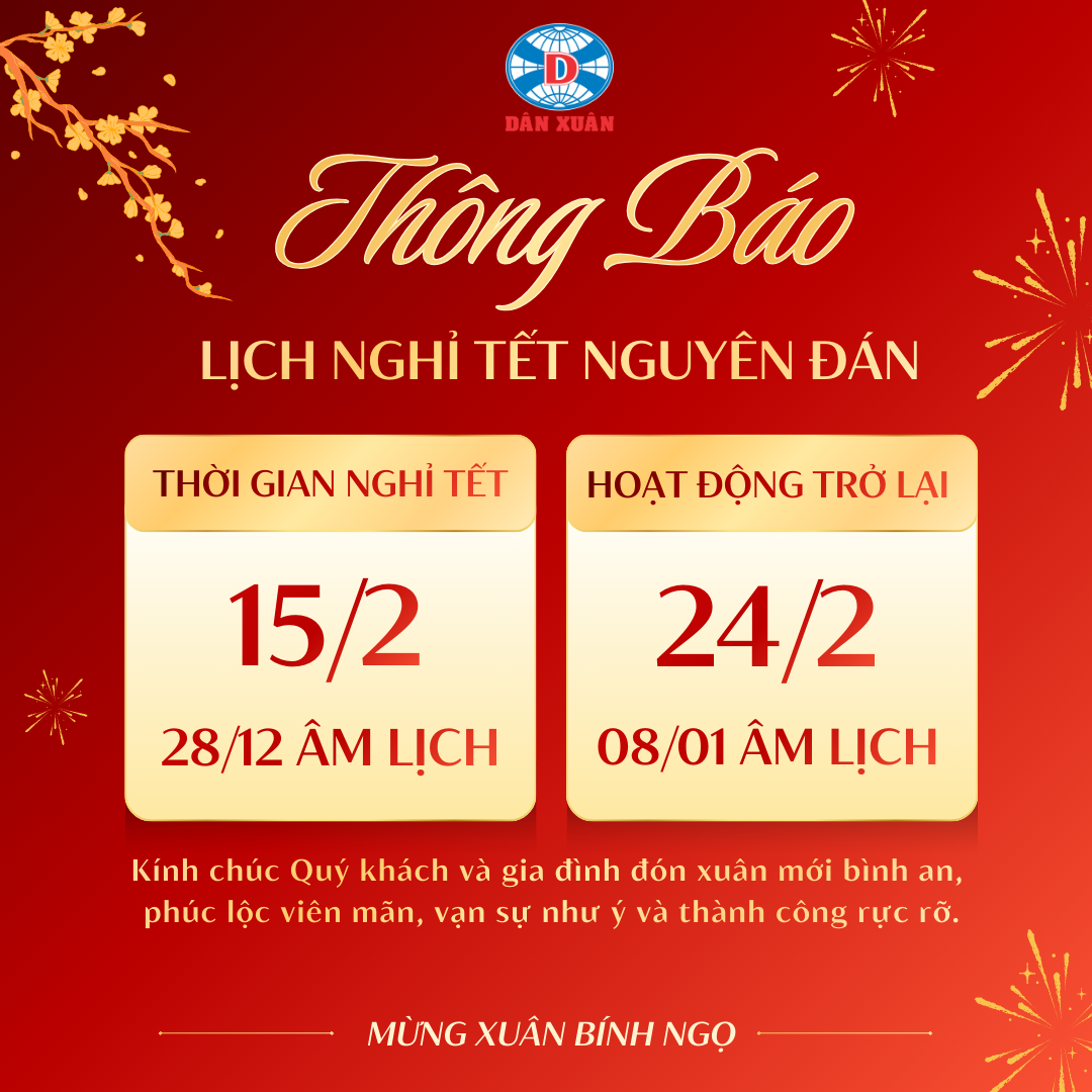 Thông báo nghỉ tết Bính Ngọ 2026