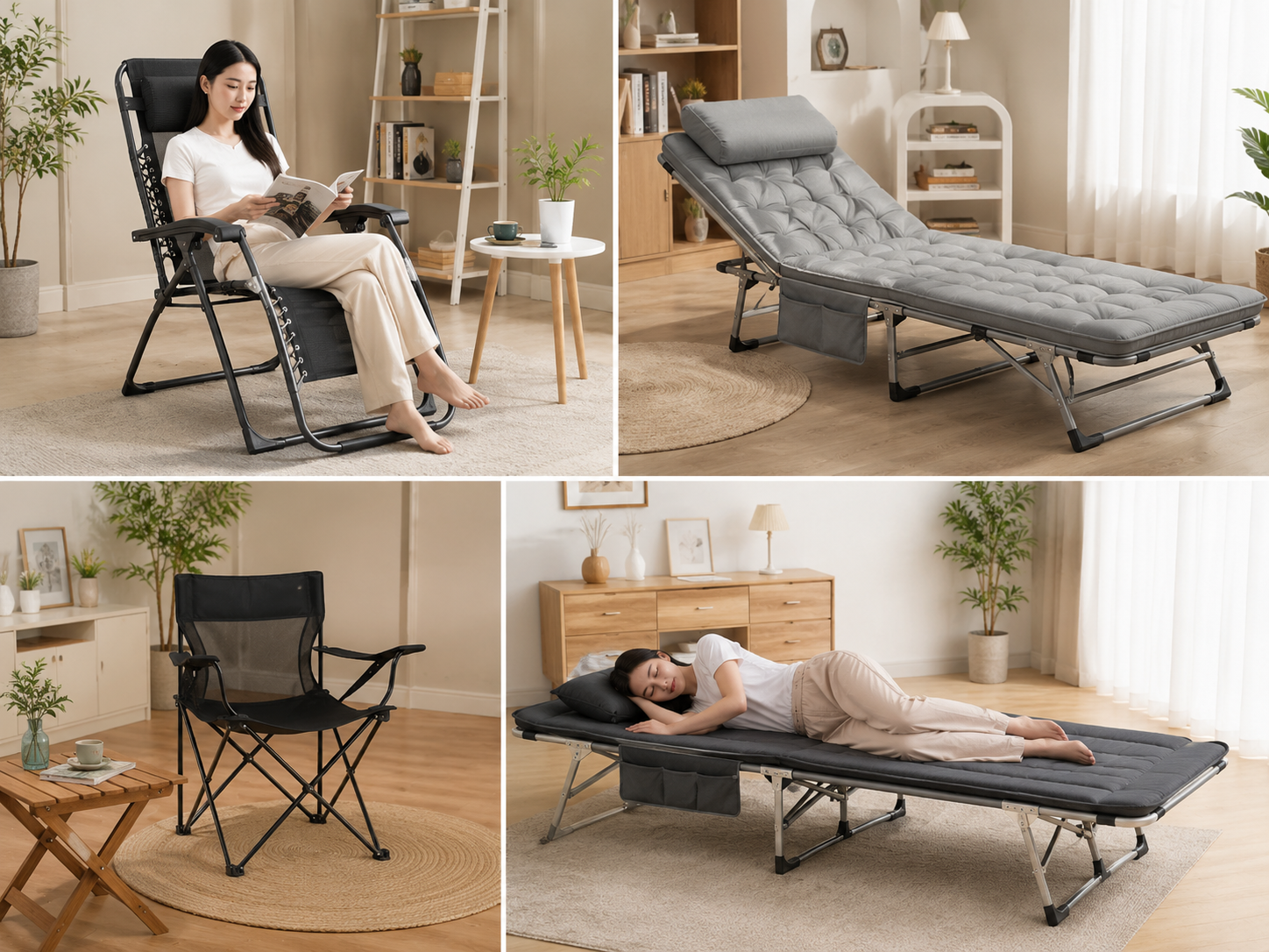 Ghế Xếp - Giường Xếp