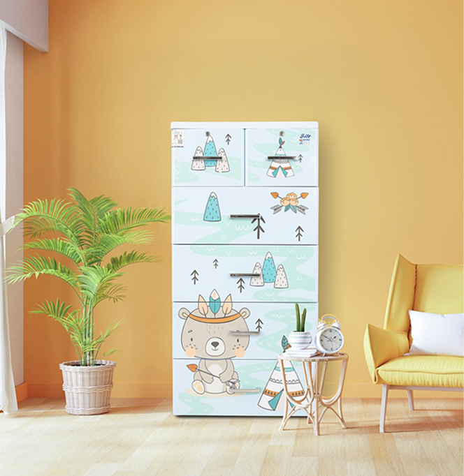 Phòng nhỏ vẫn có gu với tủ nhựa BITE