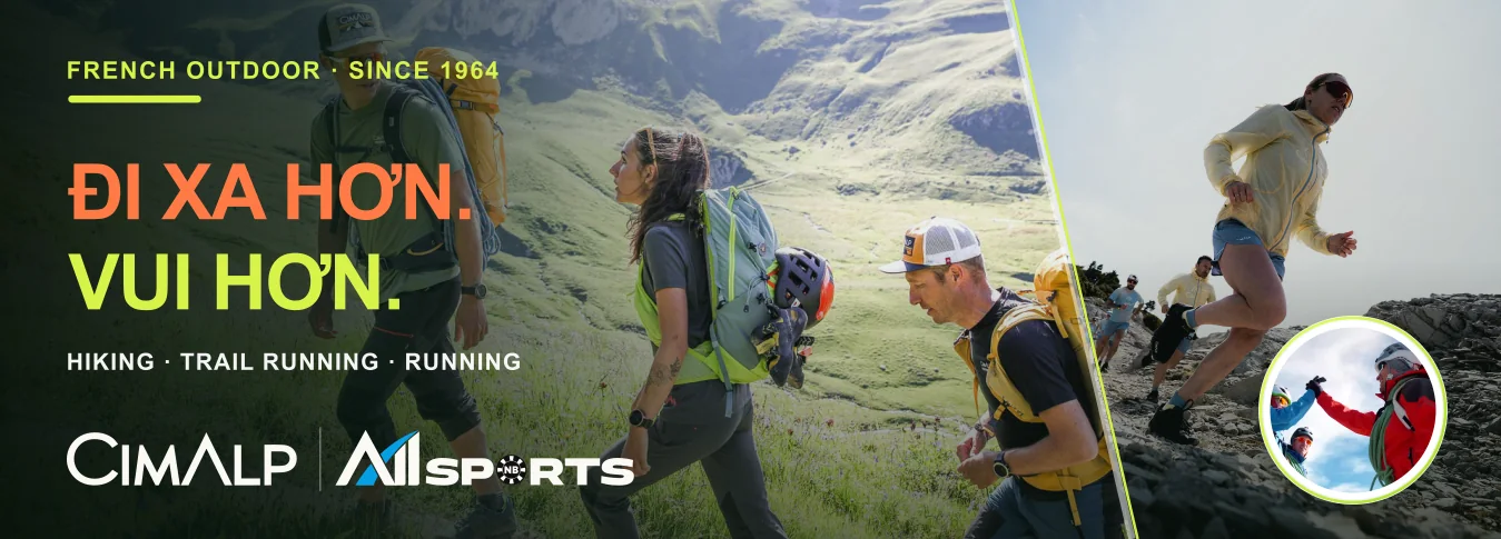 CimAlp: trang bị hiking, trail running và running
