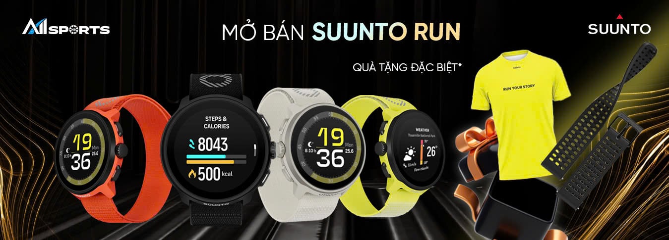 SUUNTO RUN - Viền THÉP - CÓ ĐỊNH VỊ GPS