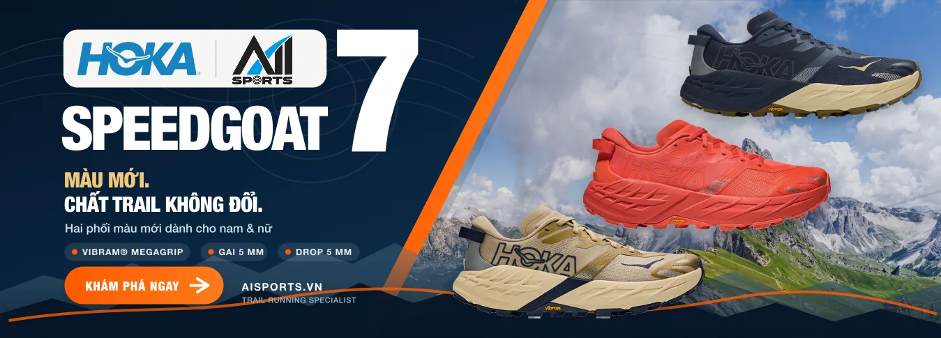 Khám phá giày trail HOKA Speedgoat 7 với các phối màu mới