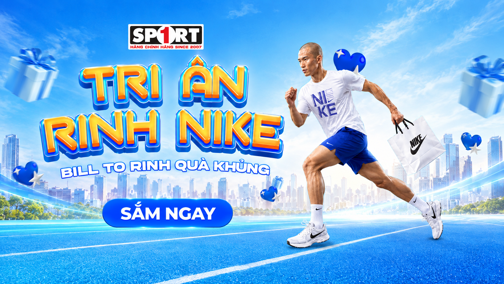 Banner Tri ân Rinh Nike 