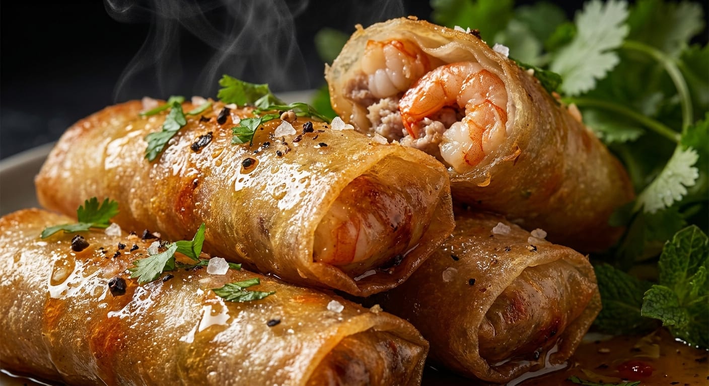 Thành phẩm Tổng hợp các món ngon tuyệt đỉnh từ Chả Ram Tôm Đất chuẩn vị nhà hàng