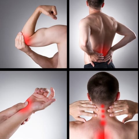 Các vị trí đau nhức xương khớp trên cơ thể