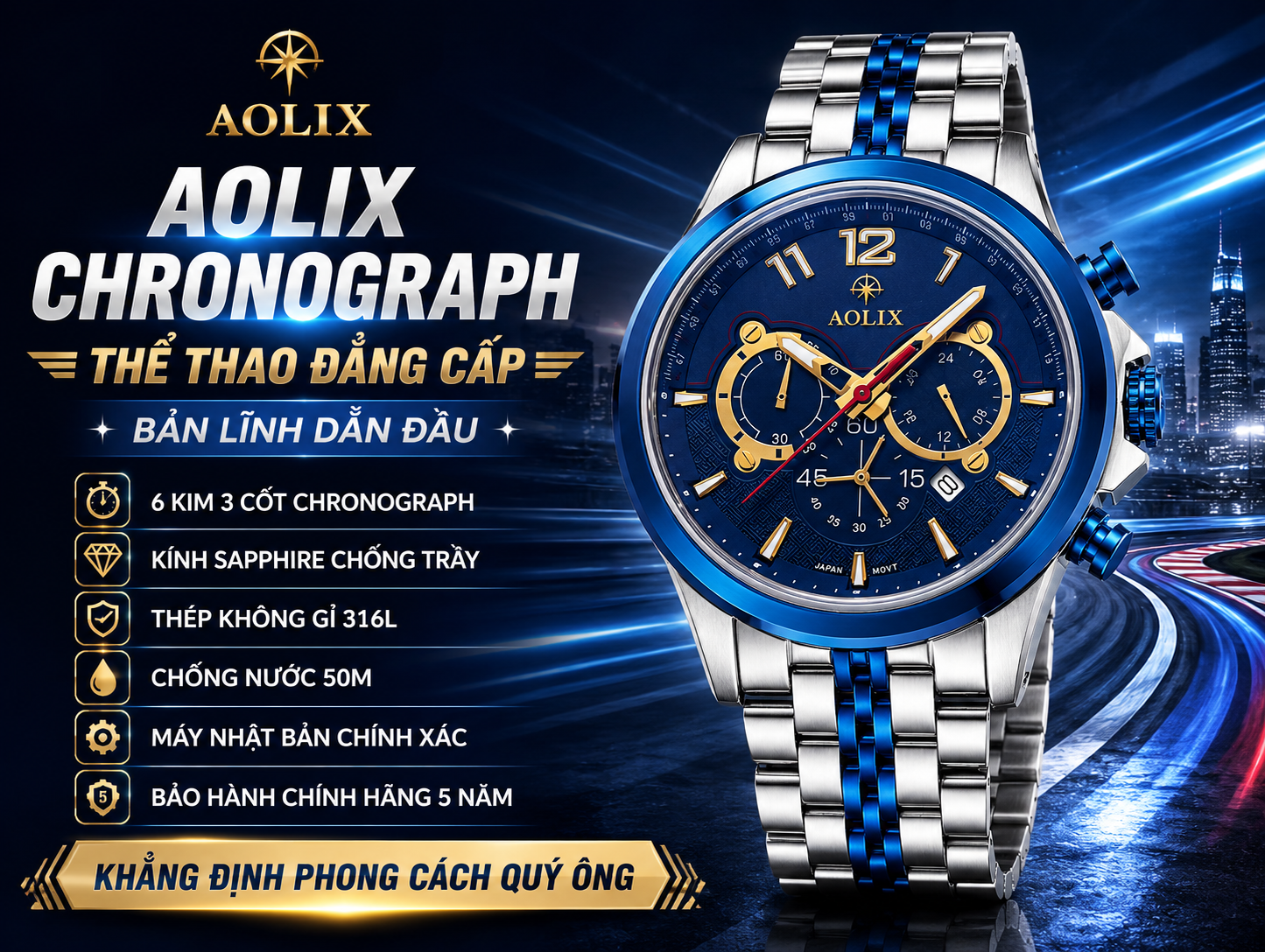 Đồng Hồ Chronograph