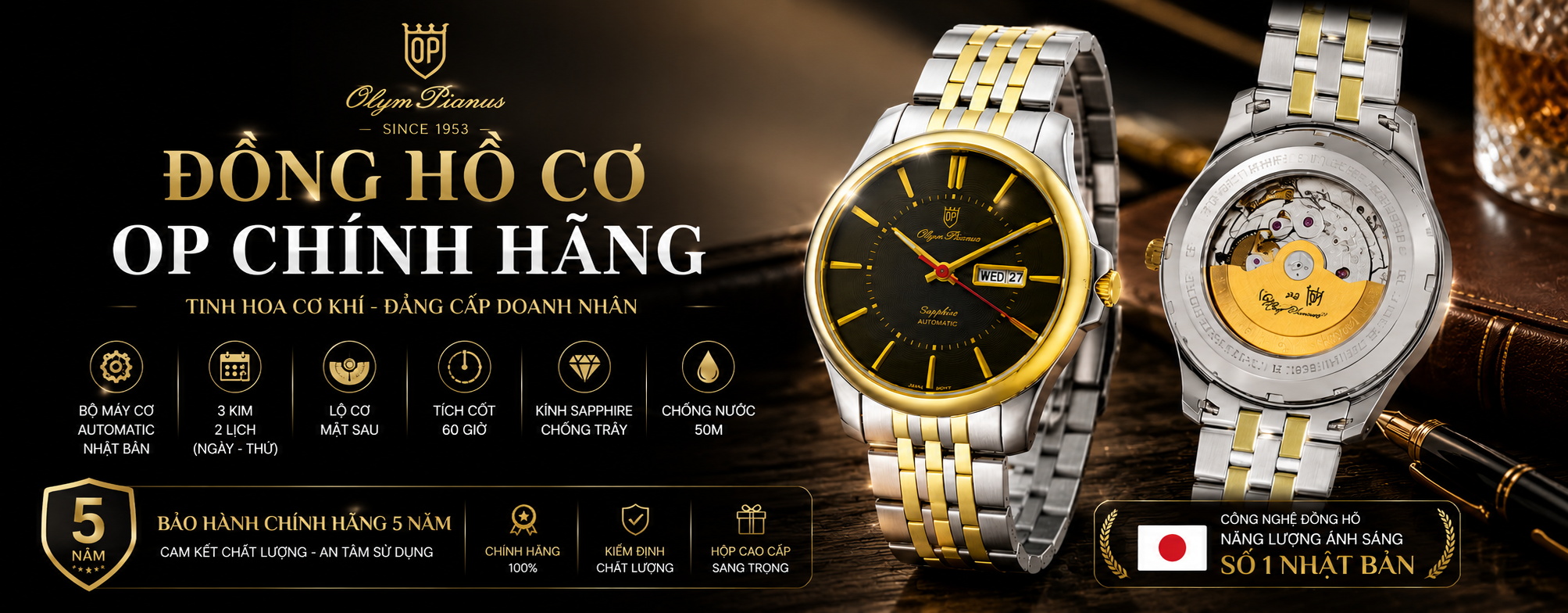 Đồng Hồ Cơ OP
