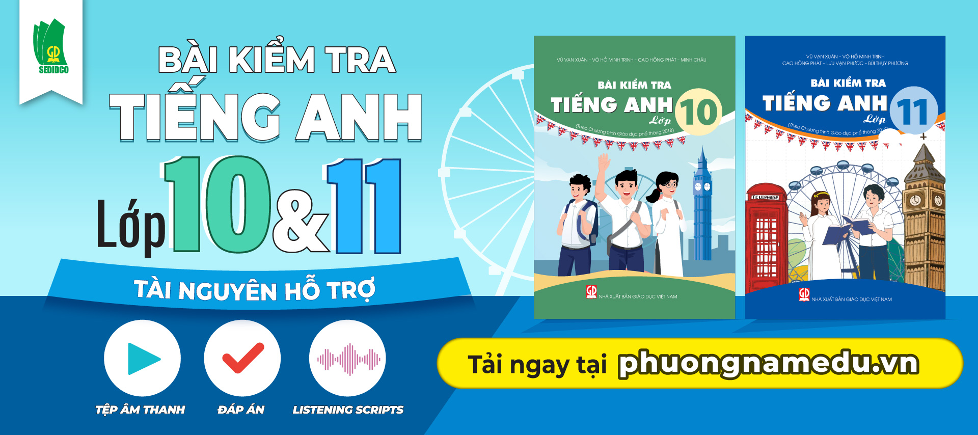 Sách được biên soạn bám sát công văn 5333/BGDĐT của Bộ Giáo dục và Đào tạo, đáp ứng các yêu cầu về việc đánh giá thường xuyên quá trình dạy học. Nội dung bài tập được biên soạn bám sát SGK Tiếng Anh Global Success, đảm bảo cho HS được sâu sát với các dạng bài kiểm tra, giúp các em đạt kết quả tốt trong các kì thi quan trọng (đánh giá thường xuyên/định kì)   ĐÂY CŨNG LÀ TÀI LIỆU GIÚP THẦY/CÔ GIÁO CÓ THÊM NGUỒN BÀI TẬP/CÂU HỎI SỬ DỤNG TRONG CÁC BÀI KIỂM TRA/ĐÁNH GIÁ NĂNG LỰC HỌC SINH.
