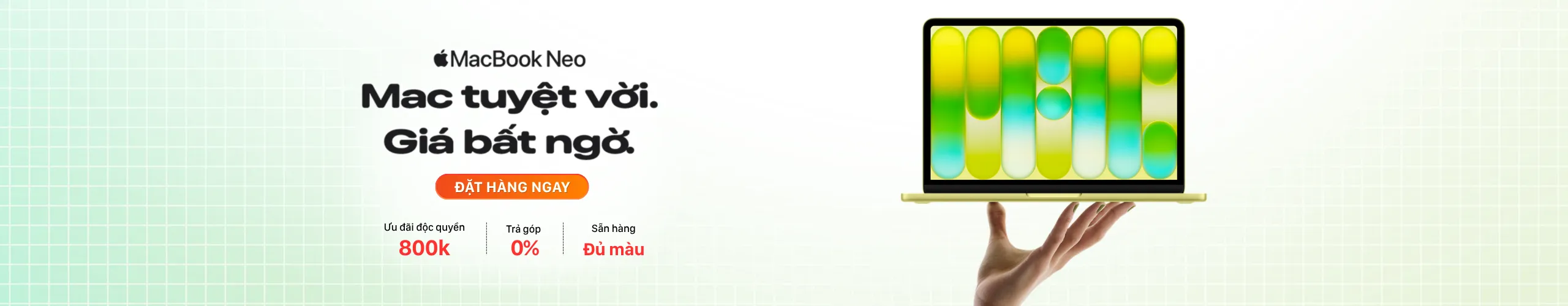 Mua Ngay MacBook Neo Chính Hãng