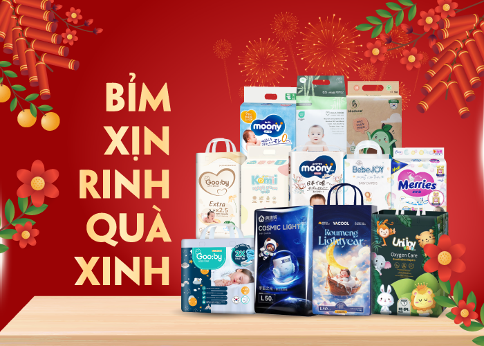 Các loại bỉm 10 điểm cho bé
