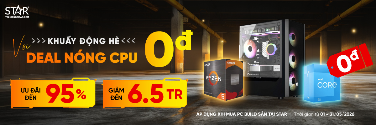 RẺ CHẤN ĐỘNG KHI MUA PC <br> CPU chỉ từ 0Đ, giảm đến 2.8 triệu!!!