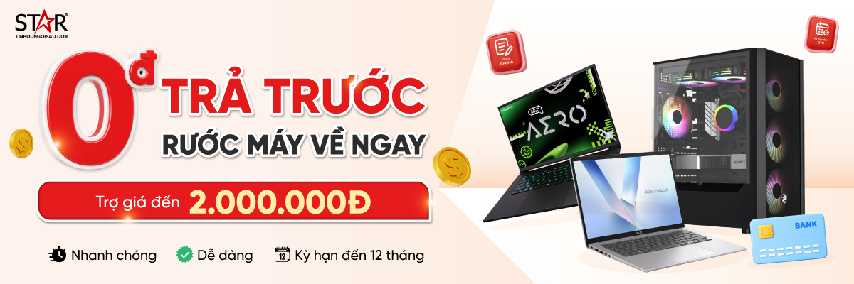 TRẢ GÓP PC LAPTOP <br> Trả trước 0Đ, trợ giá đến 2 triệu!!!