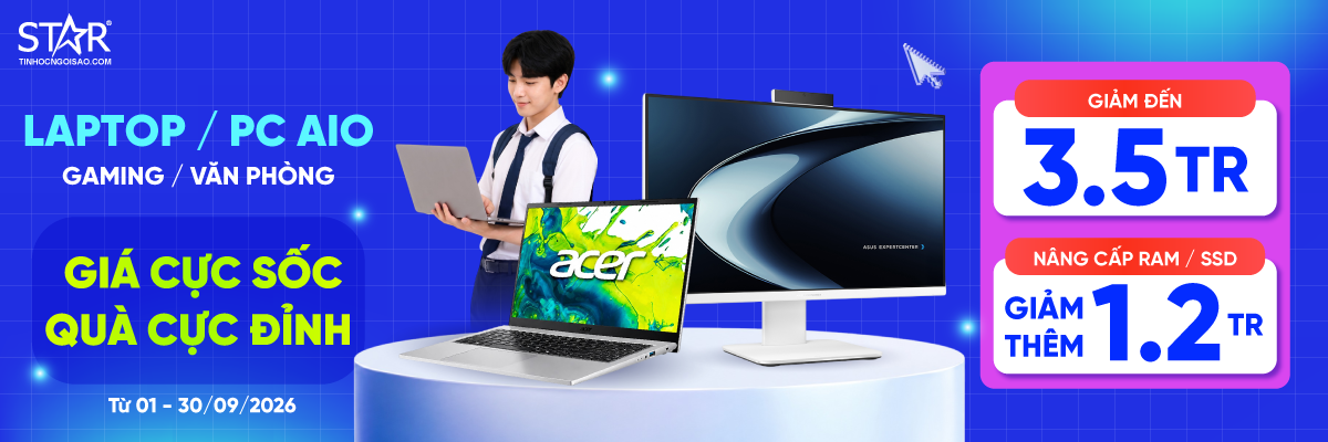KHUYẾN MÃI LAPTOP <br> Trợ giá đến 2 triệu + Quà tặng!!!
