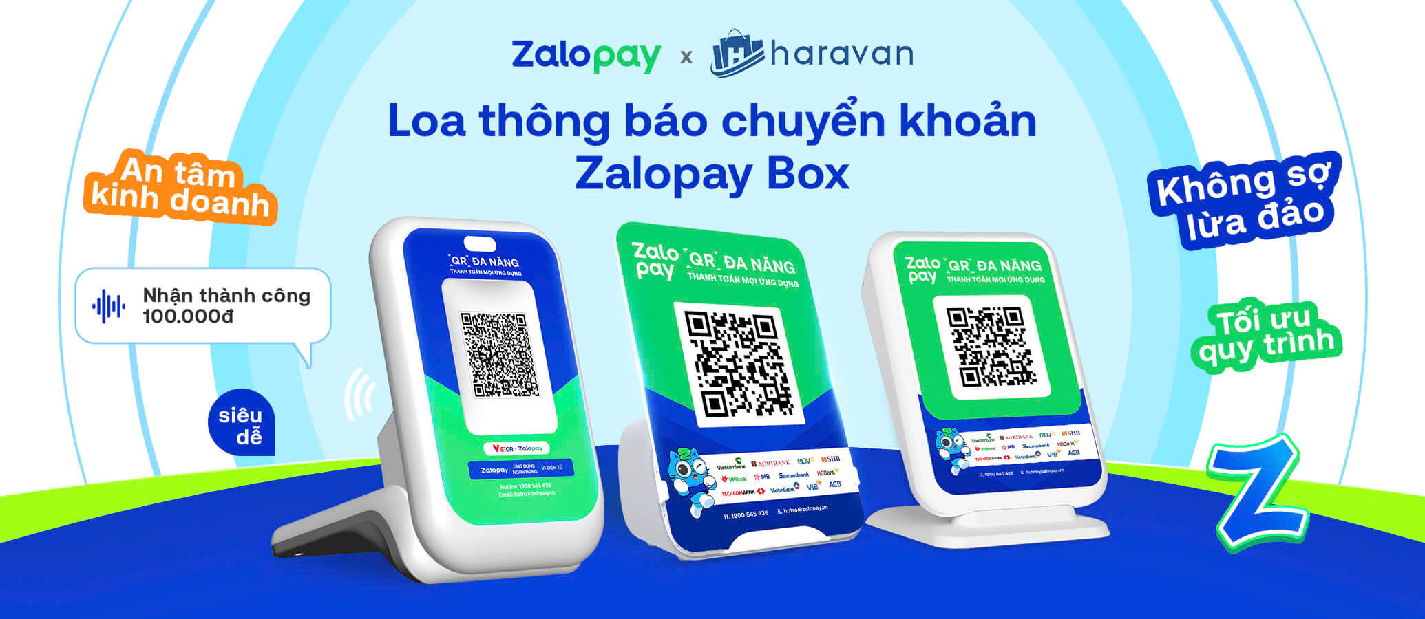 Zalopay Box x Haravan