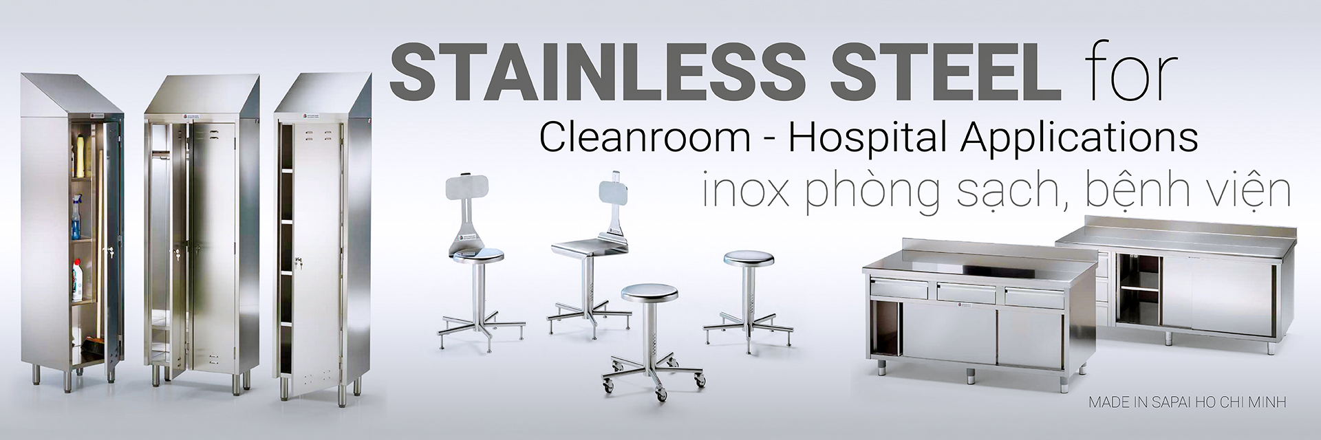 INOX PHÒNG SẠCH - ĐIỆN TỬ BÁN DẪN - BỆNH VIỆN