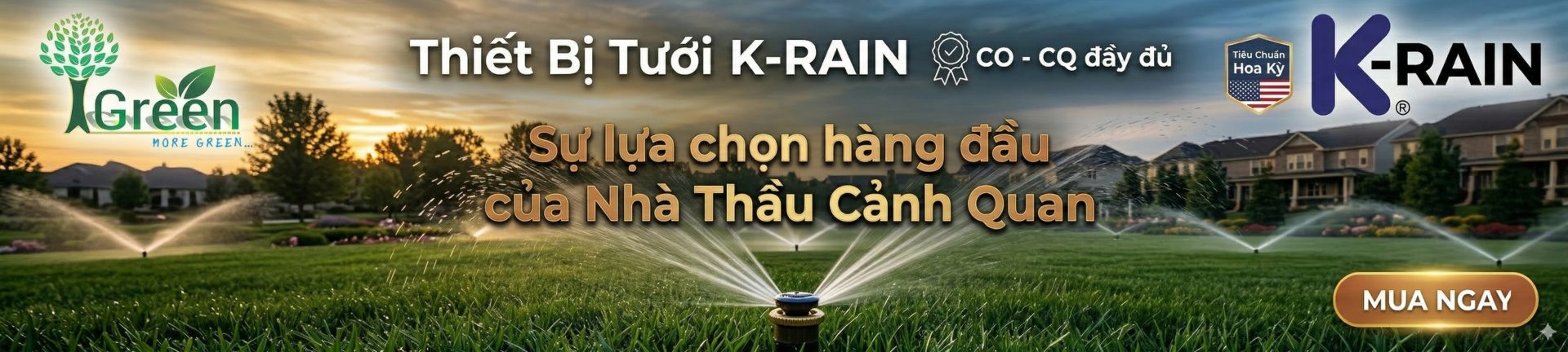 Thiết bị tưới Krain