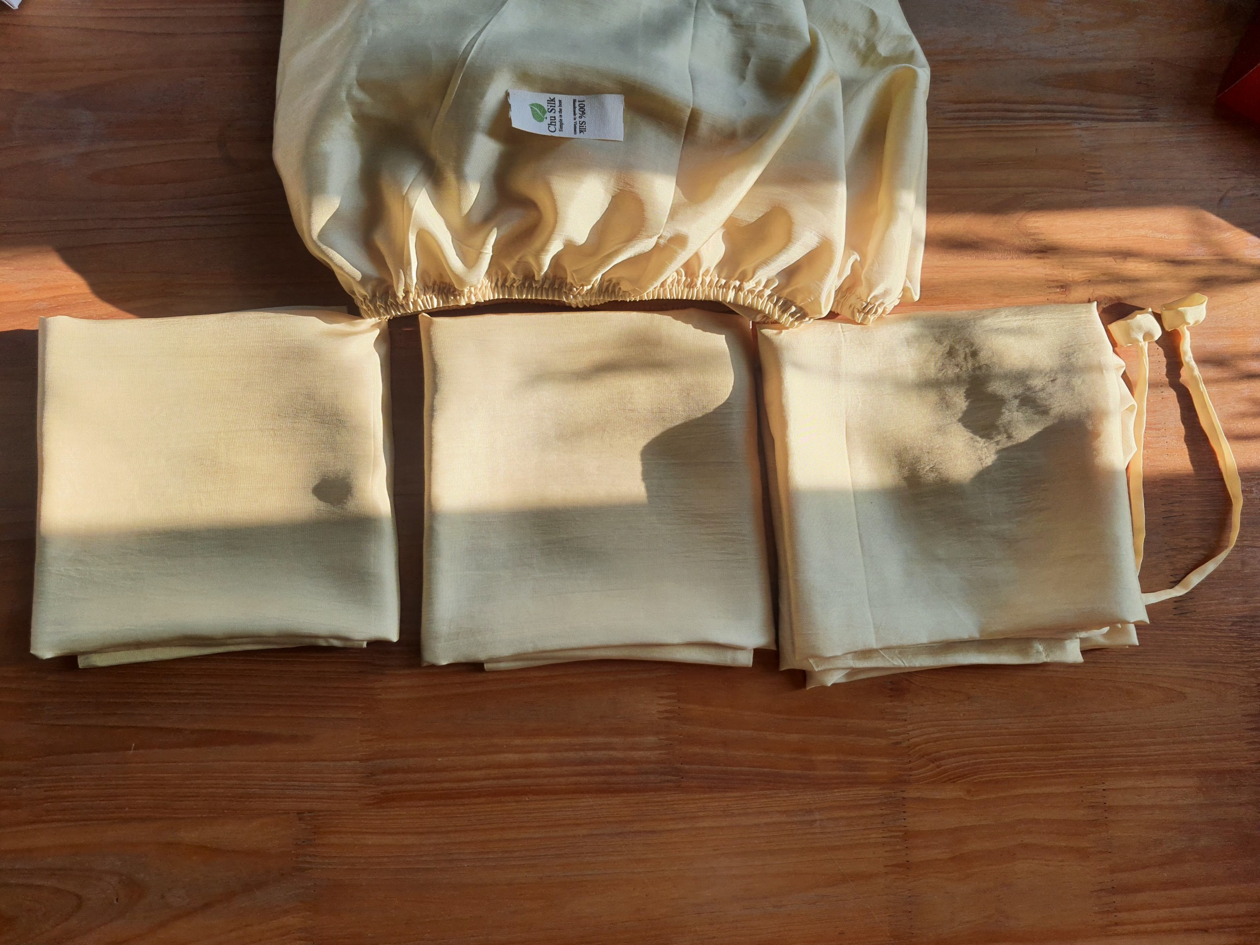 Set drap lụa tơ tằm