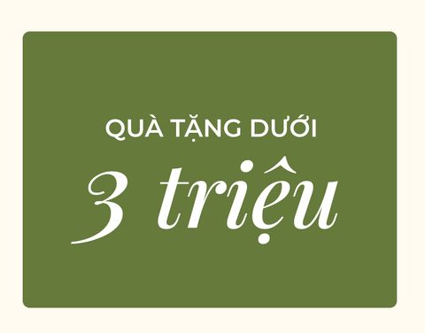 Quà tặng dưới 3 triệu