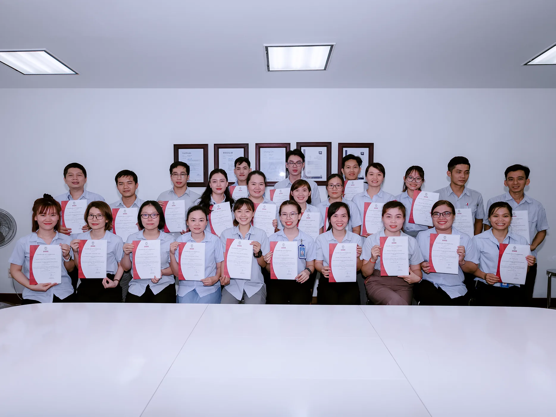 Đội ngũ SAPAI hoàn thành đào tạo và chứng nhận hệ thống quản lý chất lượng