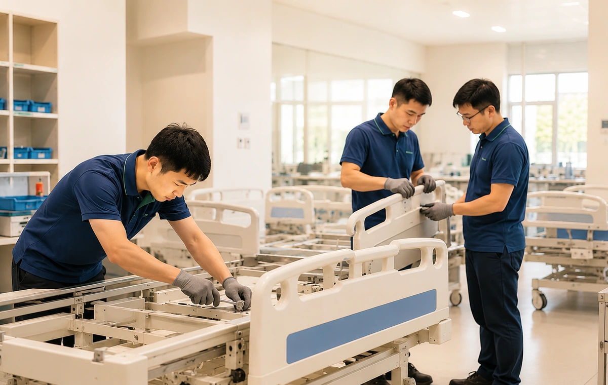 Không gian sản xuất thiết bị y tế minh họa sứ mệnh SAPAMEFA
