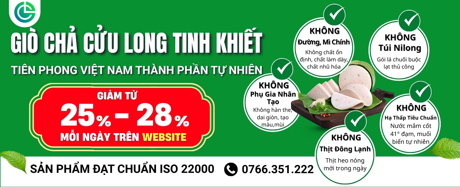 Cung cấp sỉ lẻ giò chả Cửu Long