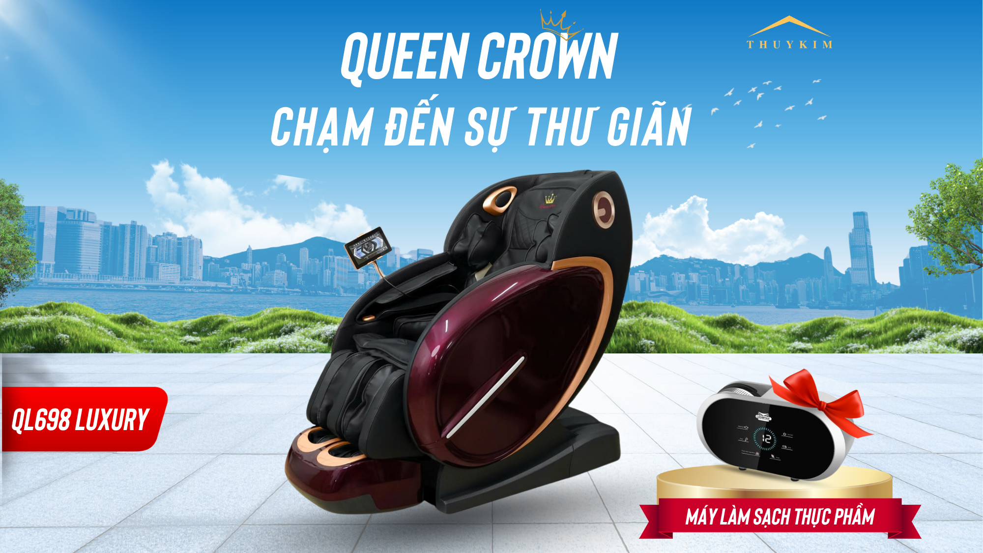 GHẾ MASSAGE CAO CẤP