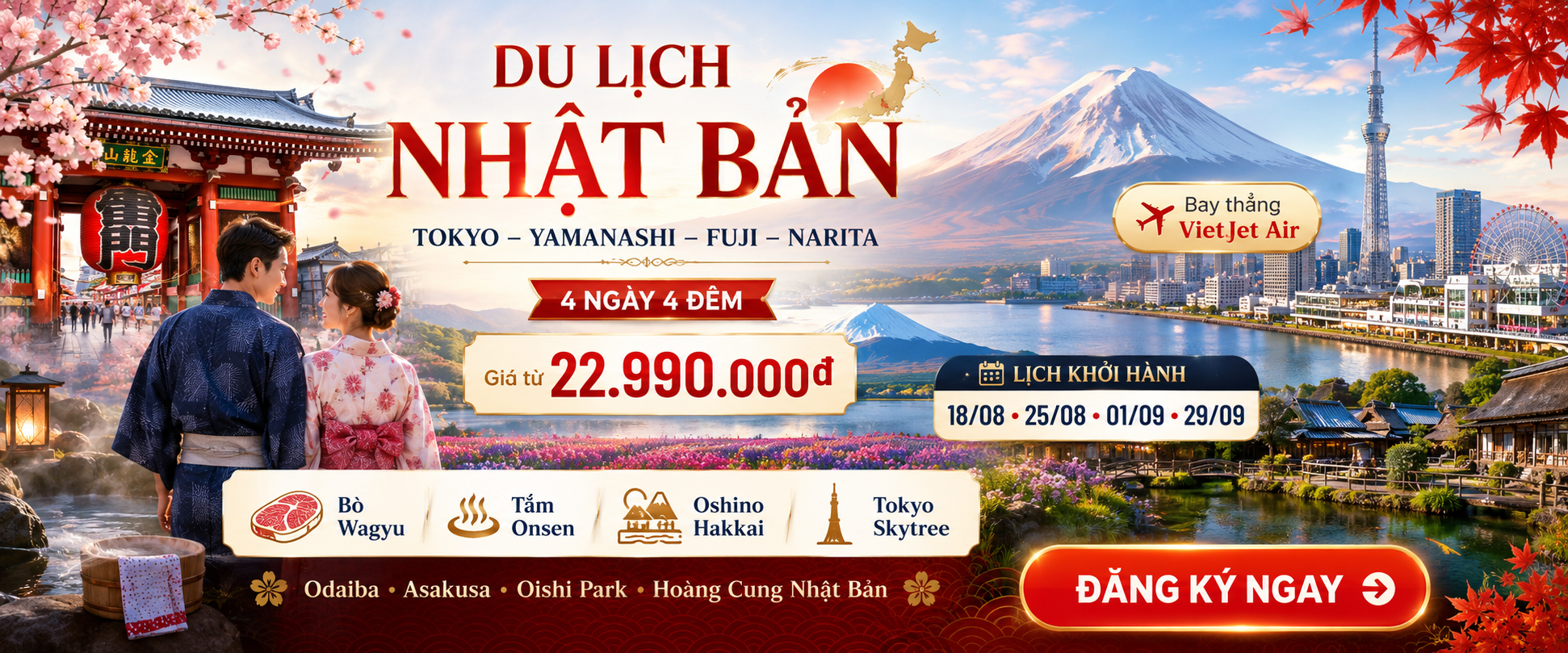 NHẬT BẢN CUNG ĐƯỜNG VÀNG