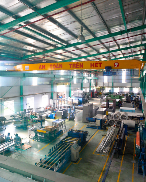 Nhà xưởng quy mô lớn 