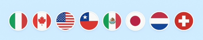 Trusted worldwide flags