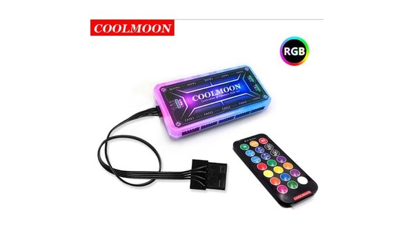 Bộ Hub + Remote Fan RGB Coolmoon
