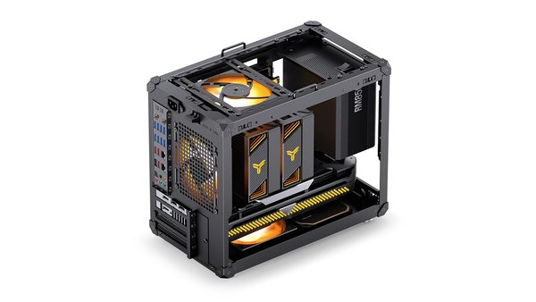 Lắp đặt VGA trong vỏ case Jonsbo C6 Max Black