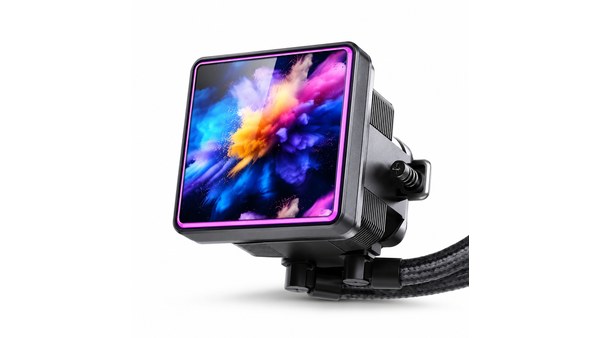 Màn LCD và đèn ARGB trên pump Leopard Pro Flow 360 SE