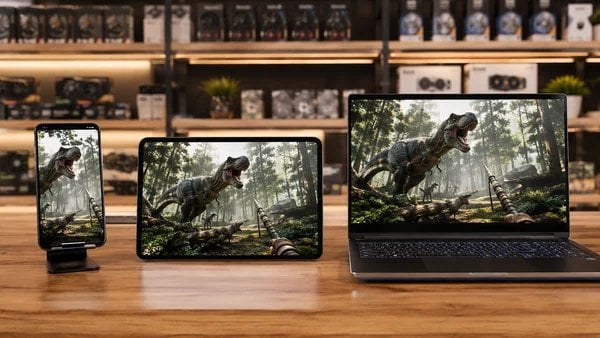 Choi game khung long tren dien thoai may tinh bang va laptop