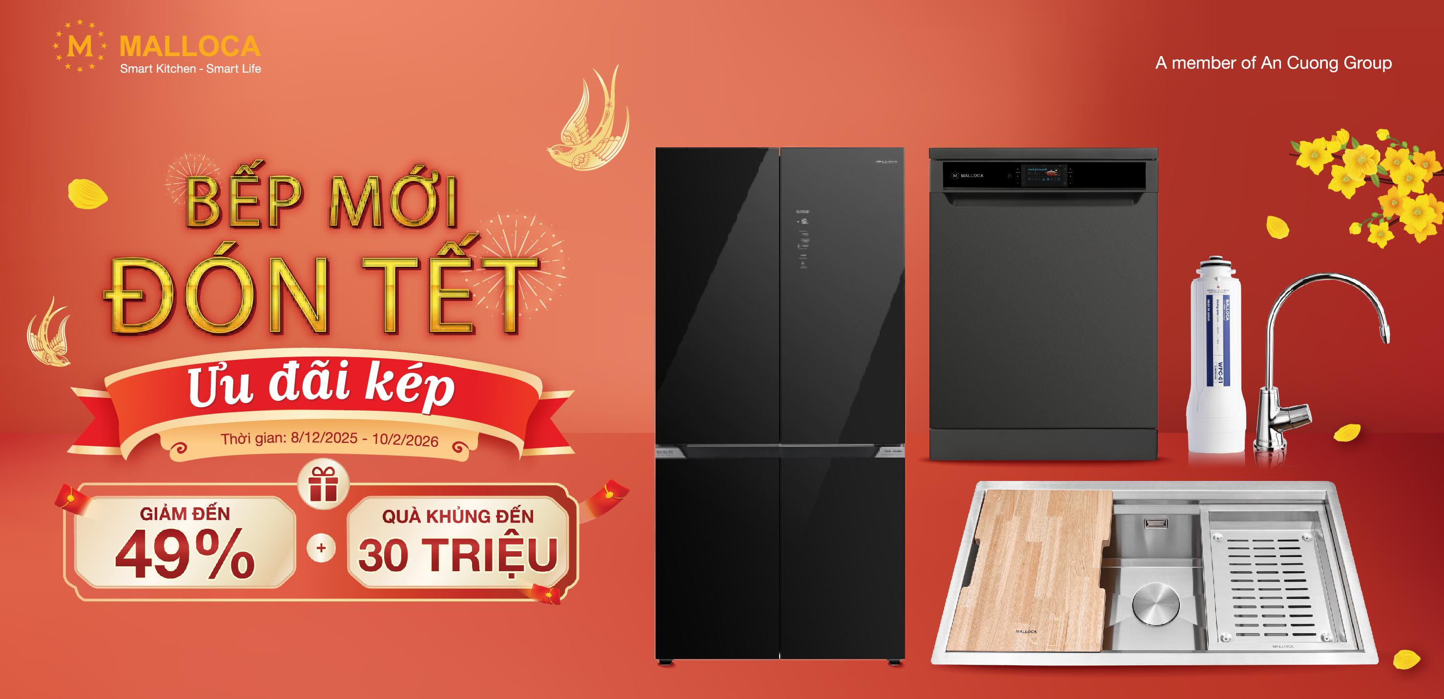 Sắm Malloca - Bếp Mới Đón Tết