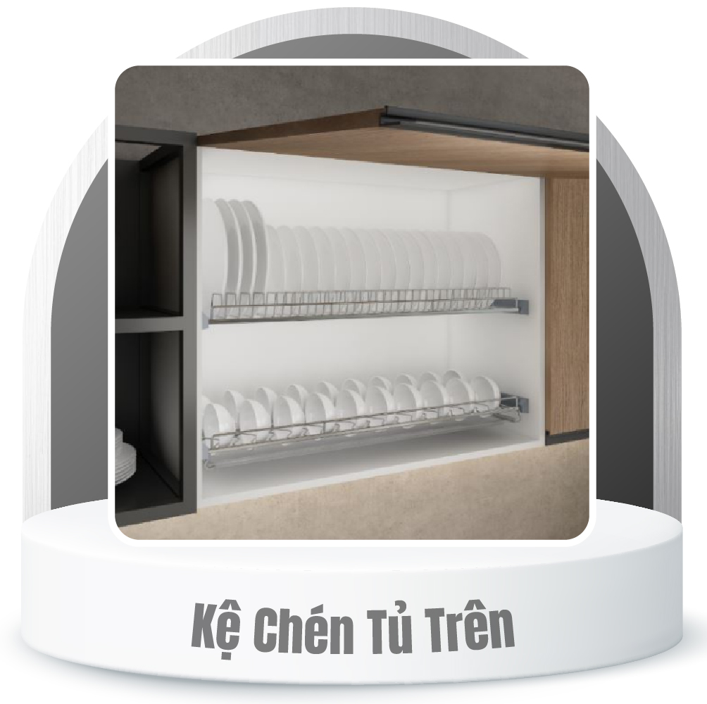 Kệ chén tủ trên