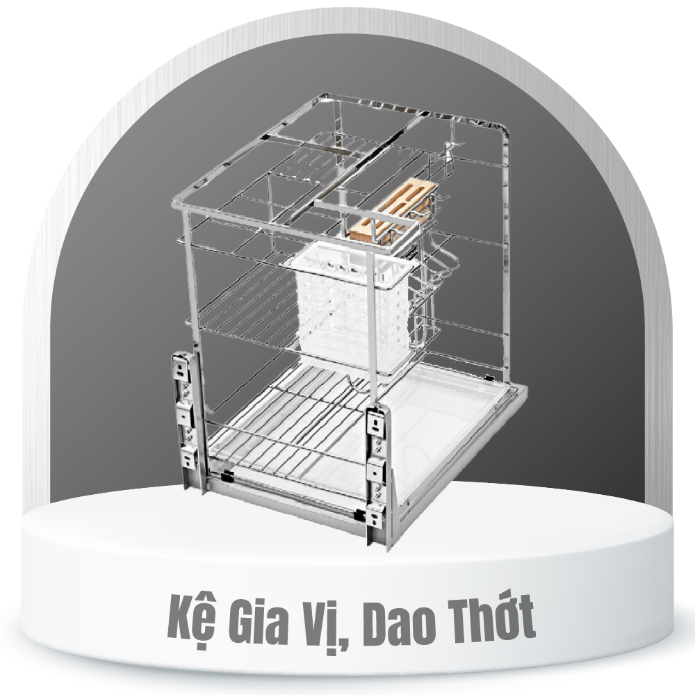 Kệ gia vị, dao thớt