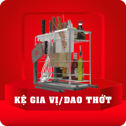 Kệ gia vị, dao thớt