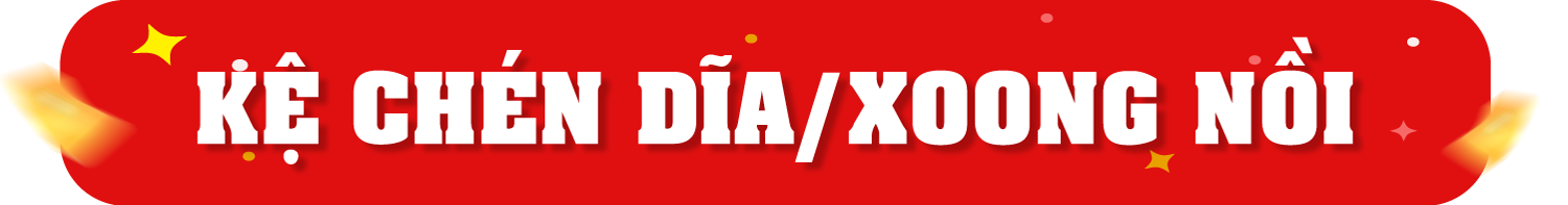 Kệ chén dĩa, xoong nồi