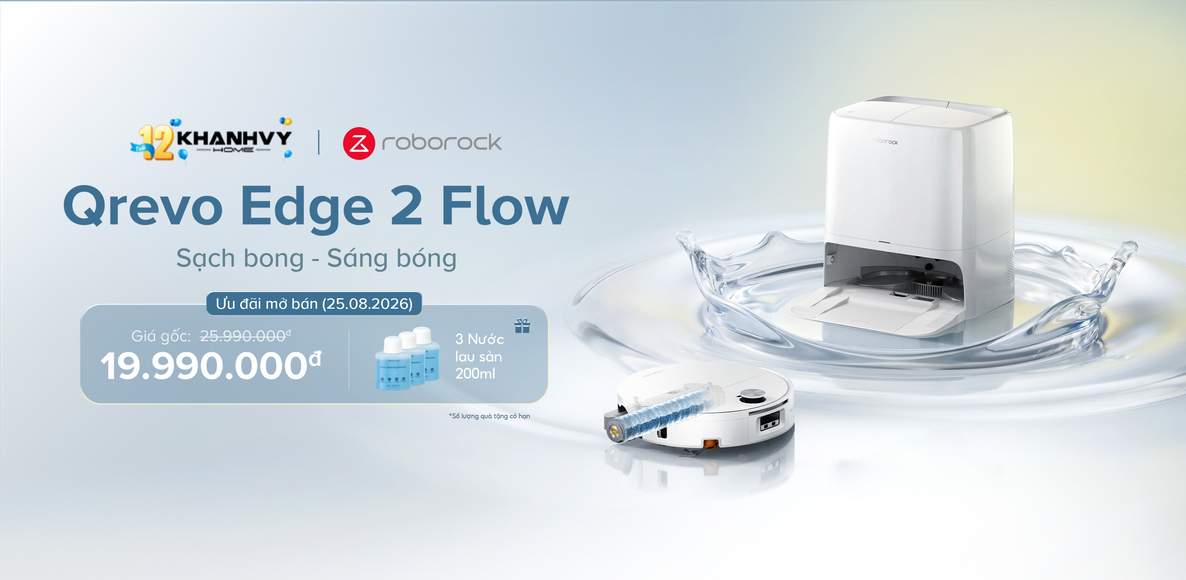 Robot hút bụi Roborock Qrevo Edge 2 Flow QE2F02-00