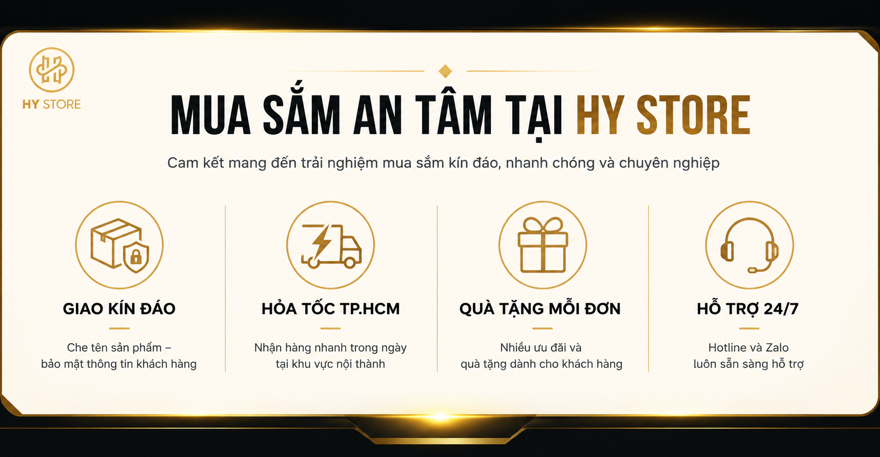 Chính sách mua hàng HY STORE
