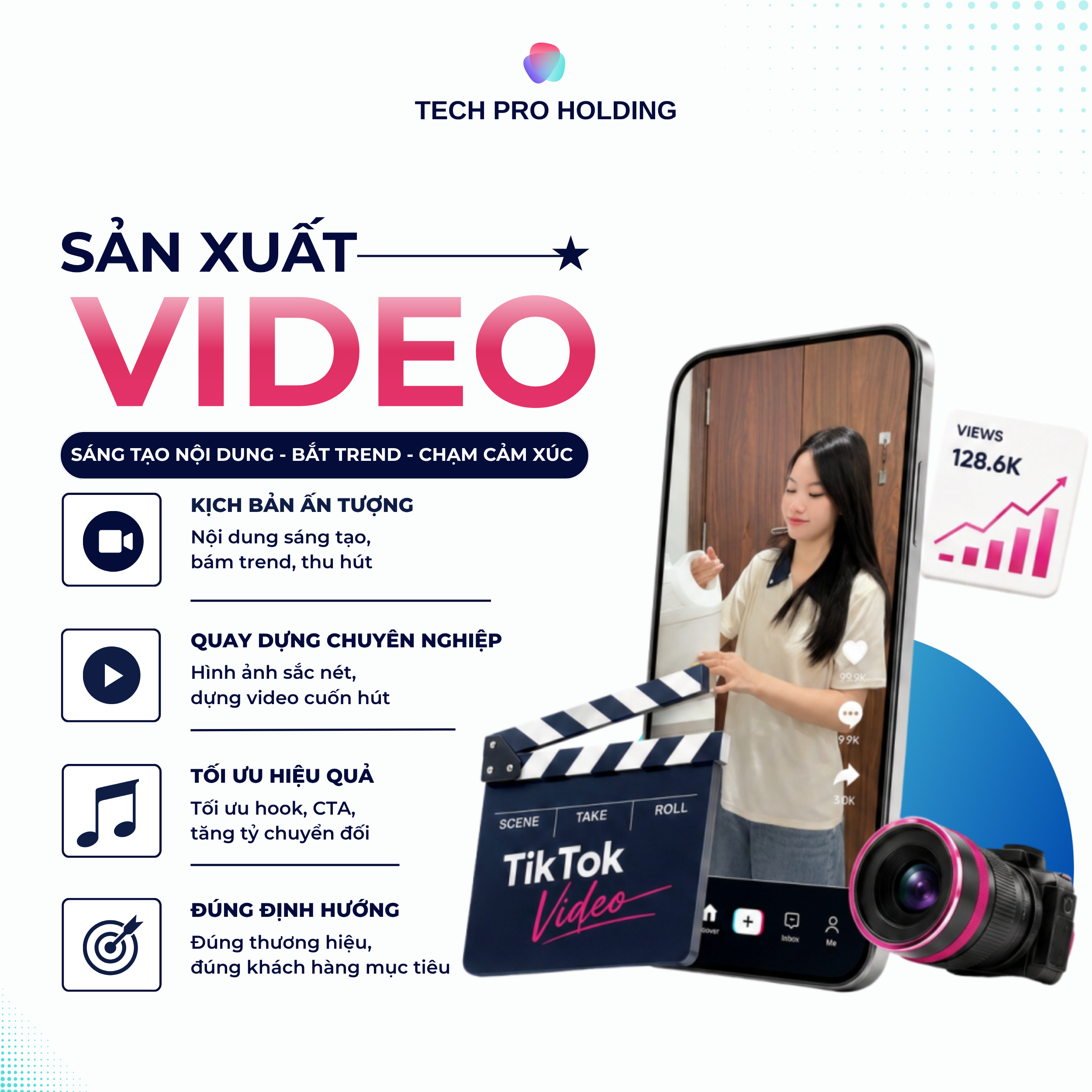Sản xuất video TikTok