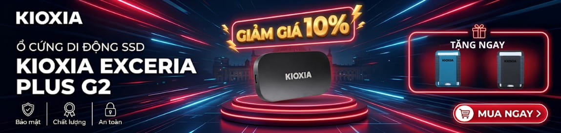 Mua Kioxia nhận quà khủng
