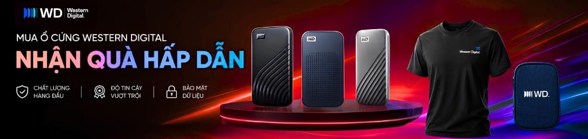 Mua ổ cứng WD Passport và WD Element nhận ngay quà tặng
