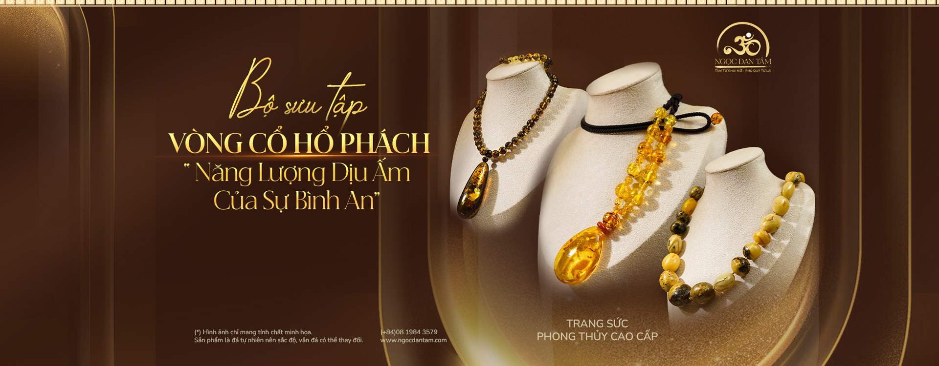 Bộ sưu tập trang sức Hổ Phách