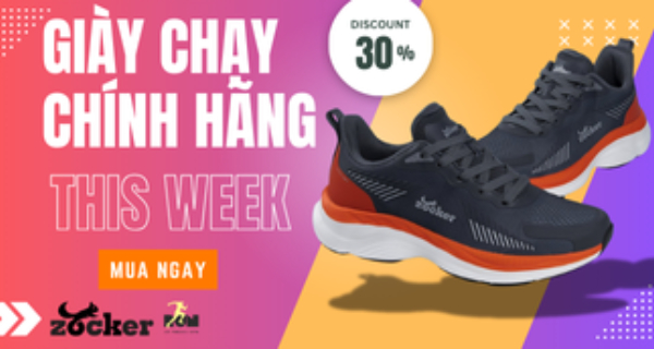 Giày chạy bộ chuyên dụng Zocker