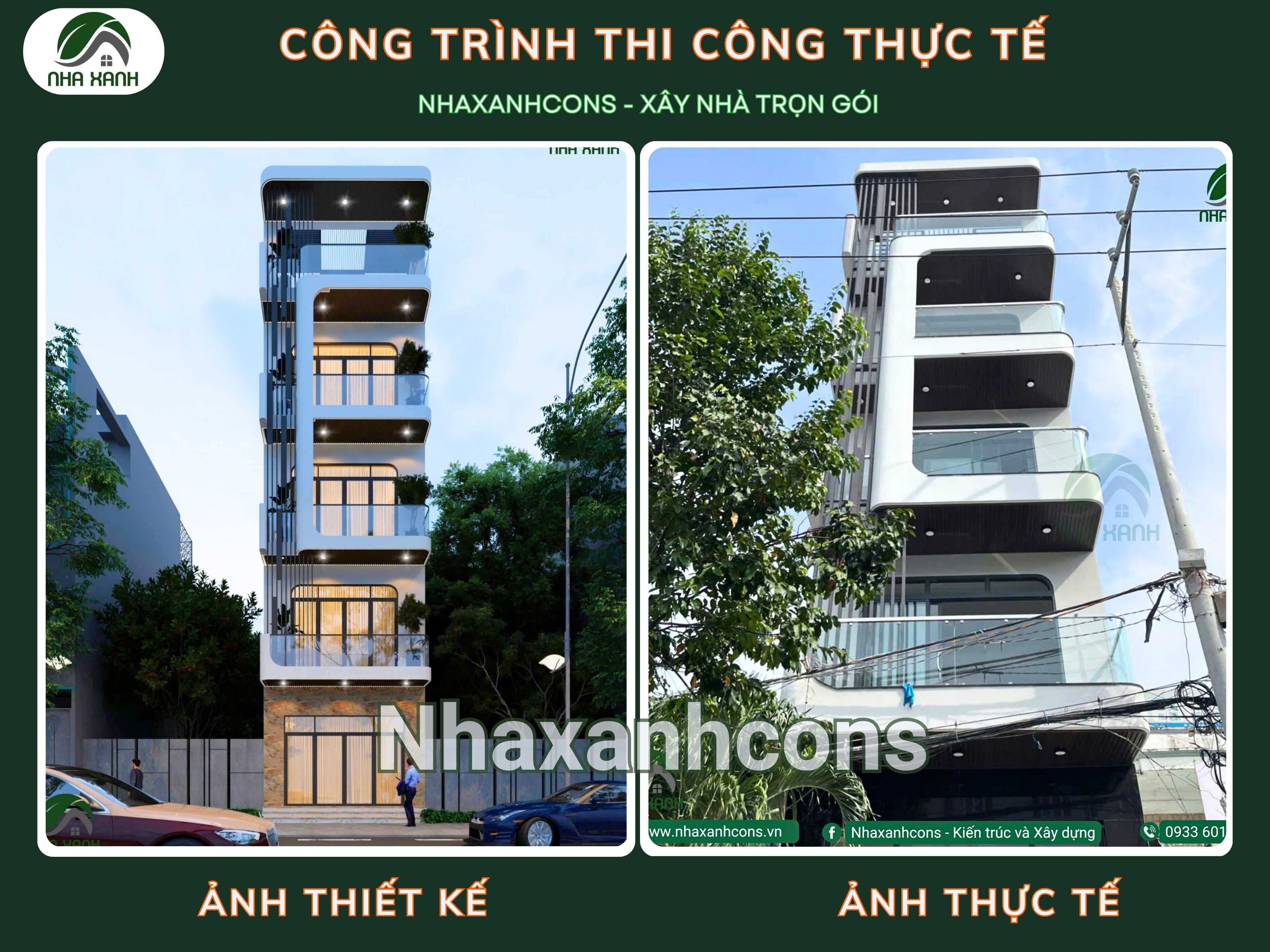 Nhà ở kết hợp kinh doanh 5 tầng