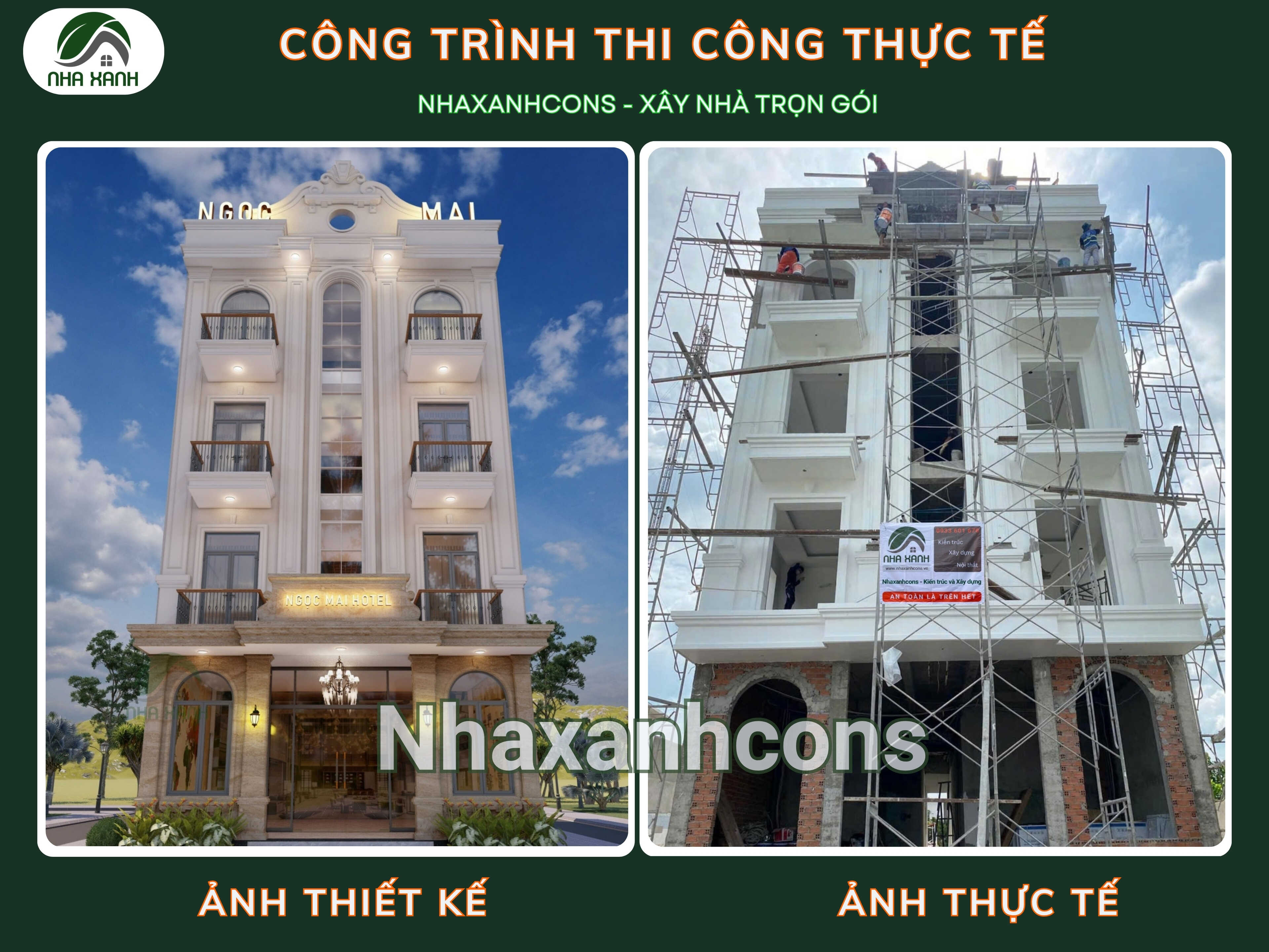 Khách sạn 4 tầng tân cổ điển