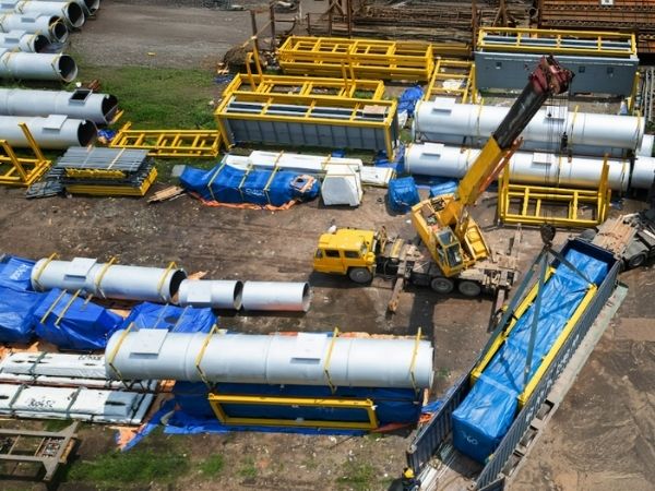 Khu vực tập kết thành phẩm và xuất hàng