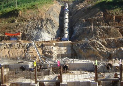 Đường ống áp lực nhà máy thuỷ điện Đăk Psi 4 - 30 MKW - Kon Tum