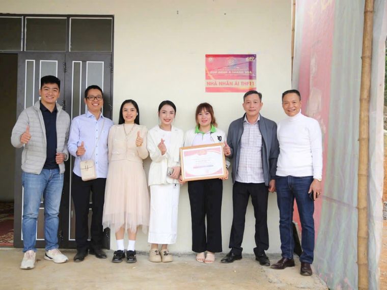Trao nhà nhân ái tại Tỉnh Thanh Hoá